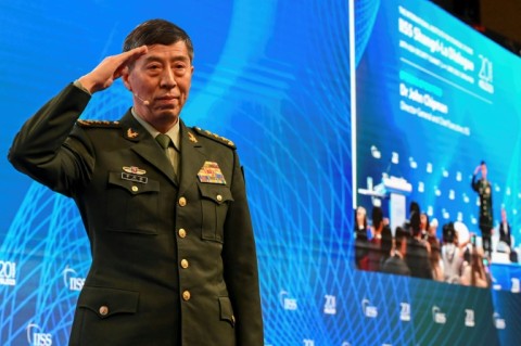 China's Defence Minister Li Shangfu warned 'NATO-like' alliances would lead to conflict in the region