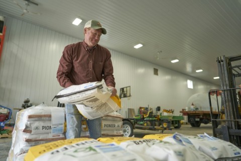Facing increasingly harsh climate conditions, Canadian farmer Rob Stone is experimenting with new genetically modified seeds that he says hold hope for the future of canola