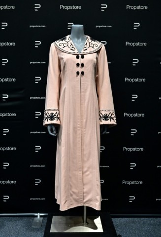 The coat worn by actress Kate Winslet in the 1997 film "Titanic" went up for auction in June 2023 in Los Angeles
