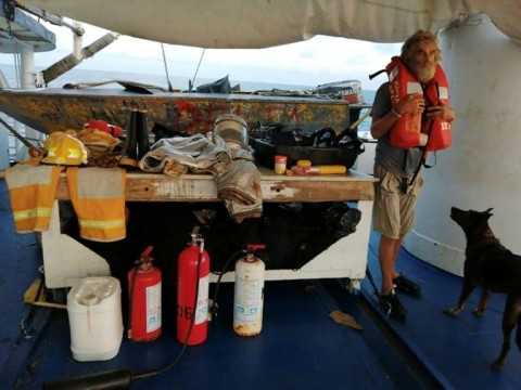 Shaddock is full of praise for his dog 'Bella' 