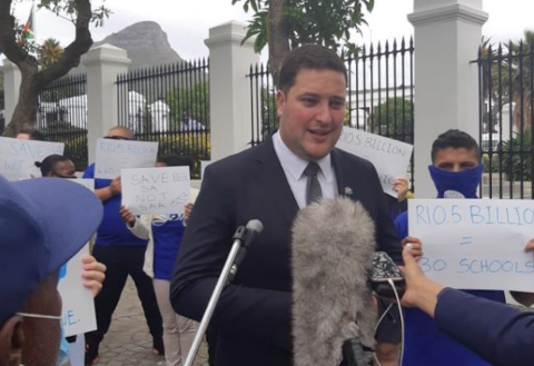 Democratic Alliance MP Geordin Hill-Lewis