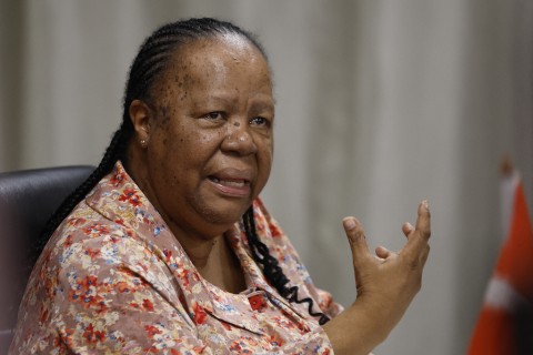 Minister of International Relations and Cooperation Naledi Pandor. AFP/Phill Magakoe