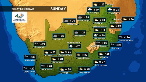 Weather Forecast | Sunday, 30 June 2024 - eNCA