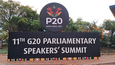 P20 South Africa 11th G20 parliamentary speakers summit logo