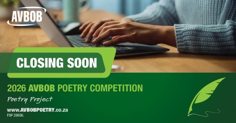 The AVBOB Poetry Competition is closing soon.