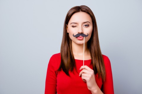 Women don fake moustaches in LinkedIn 'gender bias' fight