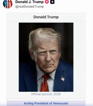  A post by United States President Donald Trump is dominating social media, while bringing more unease to the people of Venezuela.