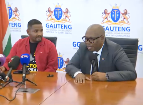 EFF's Dunga sworn in as Gauteng finance MEC