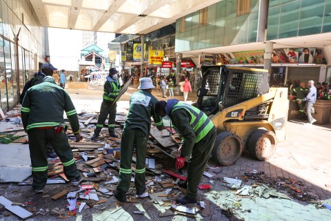 Joburg intensifies CBD cleanup with demolition of illegal structures