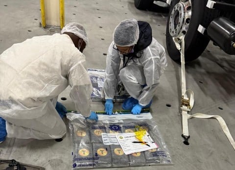 R13m cocaine bust at Durban harbour: 32 blocks hidden in bus from South America