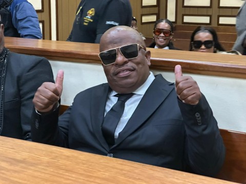 Bafana Sindane was arrested alongside prominent taxi boss Joe “Ferrari” Sibanyoni on charges of extortion and money laundering.