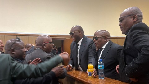  After spending the entire weekend behind bars, prominent taxi boss Joe “Ferrari” Sibanyoni and three co-accused walked free on Monday afternoon.