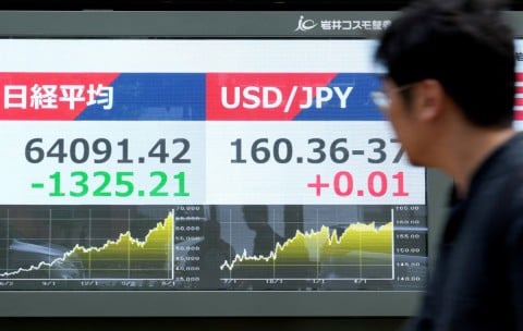 Tech leads Asia losses as rollercoaster week rumbles on