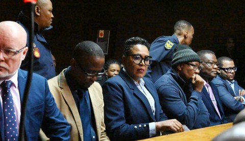 Some of the officers charged in the Medicare24 saga.  Frennie Shivambu/Gallo Images