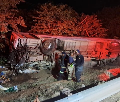 Musina bush crash. Supplied