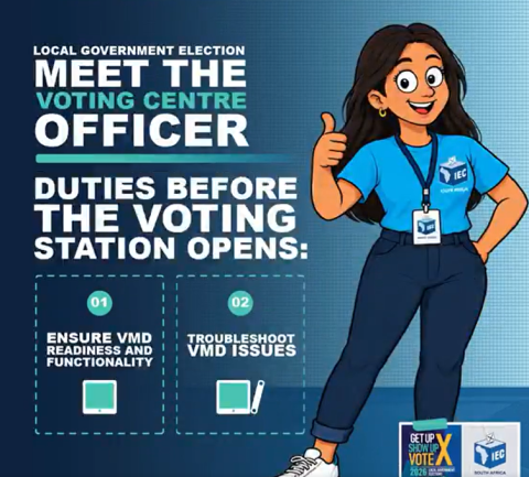 Voting centre officer IEC