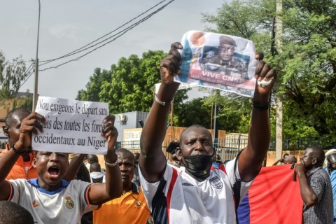 France scheduled evacuation flights from the capital Niamey following hostile demonstrations at the weekend