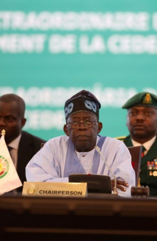 ECOWAS' current chairman is Nigeria's recently-elected president, Bola Tinubu. He has advocated a hard line in the crisis
