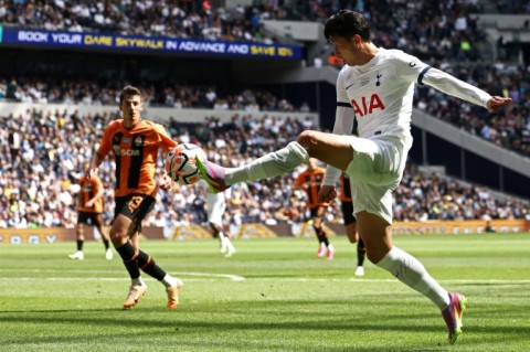 Son Heung-Min (right) has been named as Tottenham's new captain