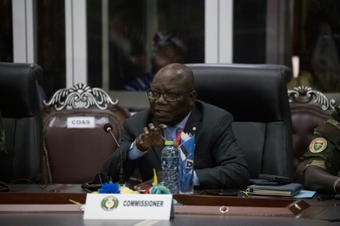 ECOWAS commissioner  Abdel-Fatau Musah announced the bloc's forces were ready to intervene if required