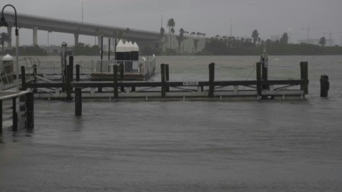 Images of Hurricane Idalia's landfall in Clearwater, Florida