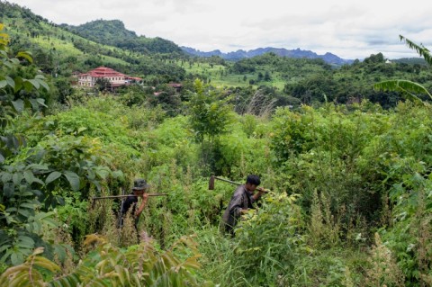 The KNDF is one of dozens of groups battling to restore democracy in Myanmar after the military deposed Aung San Suu Kyi's government