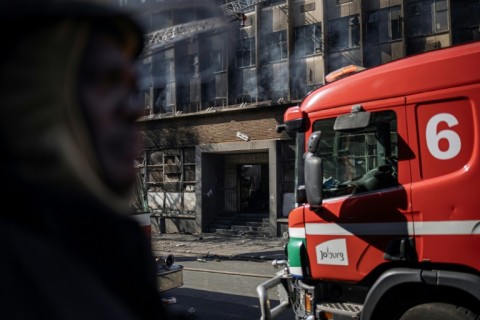 The fire broke out in the early hours, swiftly engulfing a building taken over for illegal housing