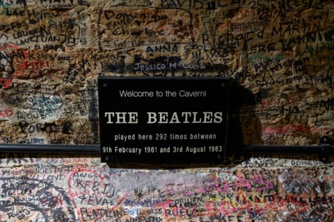 McCartney played the guitar at the height of Beatlemania, including at Liverpool's Cavern Club