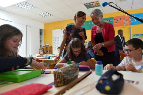 French Prime Minister Elisabeth Borne said implementation of the ban was so far going well