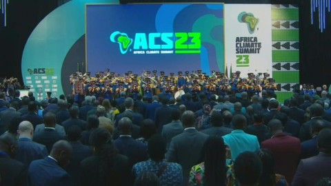 Heads of state at the Africa Climate Summit in Nairobi