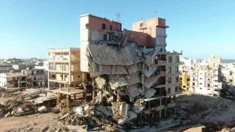 Libyan city of Derna in ruins after devastating floods