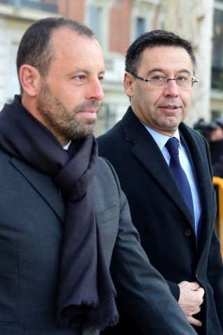 Prosecutors have opened a graft probe into the referee scandal, naming the club and two of its former presidents, Sandro Rosell, on the left, and Josep Maria Bartomeu along with two others
