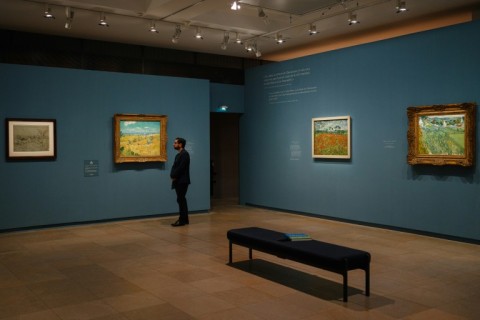 One room is dedicated to his groundbreaking 'double-square' panoramas 