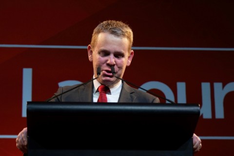 New Zealand's out-going prime minister Chris Hipkins conceded defeat on Saturday after nine months in office