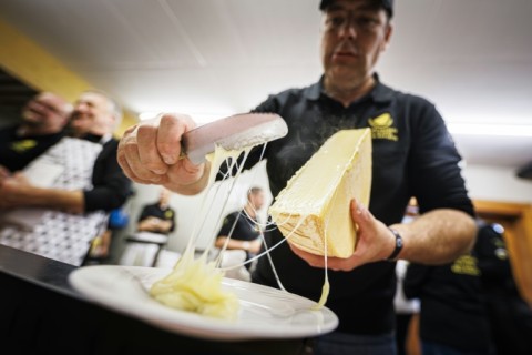 Morgins -- more than 1,300 metres up in a wooded valley before the Alpine pass reaches France -- welcomed thousands of raclette