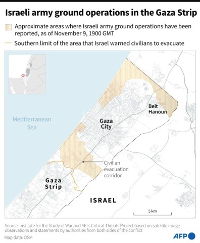 Israeli army ground operations in the Gaza Strip