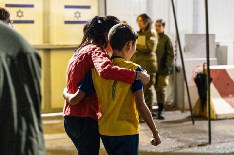 Among the hostages released from Gaza was 12-year-old Eitan Yahalomi, who was reunited with his mother