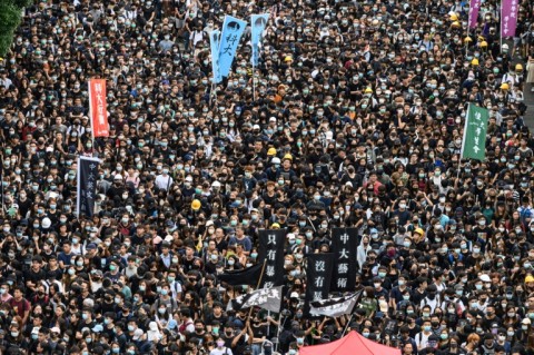 A Beijing-imposed national security law followed Hong Kong's massive protests of 2019