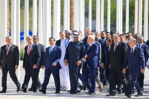 Some 140 heads of state and government turned up in Dubai on Friday and Saturday alone 