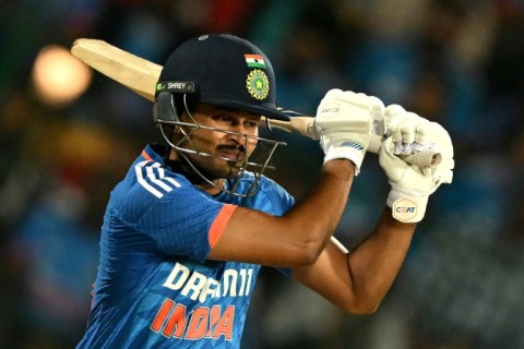 Shreyas Iyer made a brisk 53 to lift India to 160-8 in the fifth T20 against Australia 