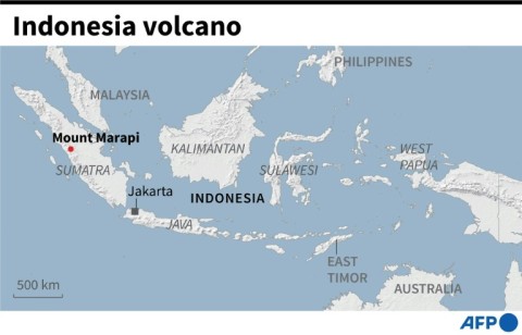 Indonesia volcano