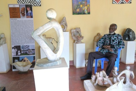 He has built a museum to host workshops and showcase African art