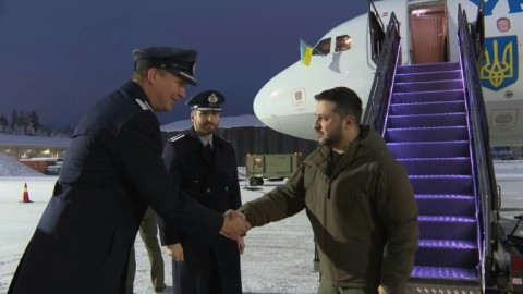 Ukraine's Zelensky lands in Oslo for meeting with Nordic leaders 