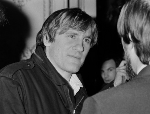 Depardieu during the premiere of "Danton" in 1983