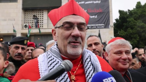 "We have to stop what is going on in Gaza" says Latin Patriarch of Jerusalem