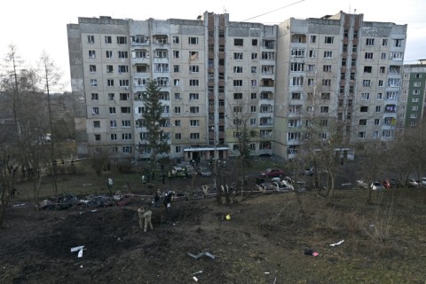 Lviv was also hit by the attacks