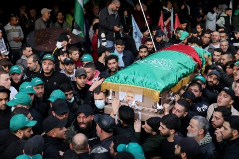 The funeral was attended by more than a thousand mourners