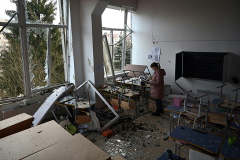 Russian strikes wounded at least three people in the western Lviv region, said local officials