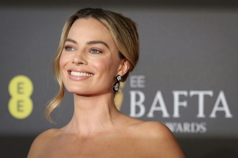 Australian actress Margot Robbie was among the stars attending the BAFTA awards