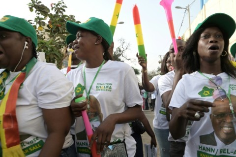 Shouts of 'We want Khalifa' reverberated across the crowd